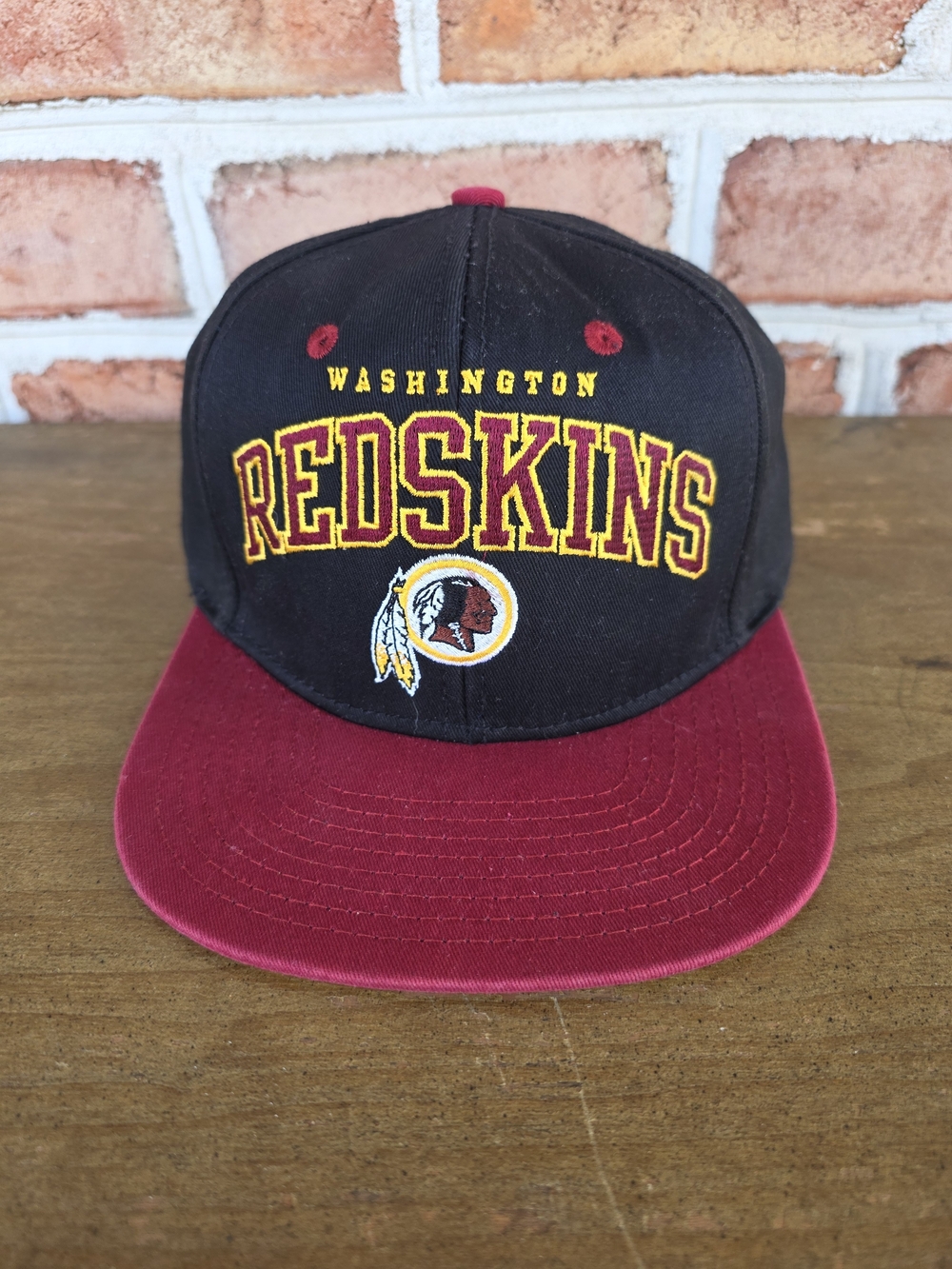 Washington Redskins Two-Tone Black and Burgundy Snapback Hat